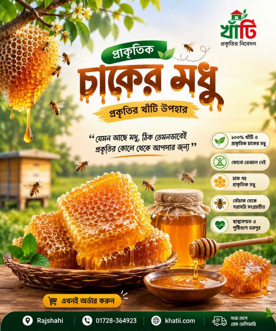 চাকের,মধু