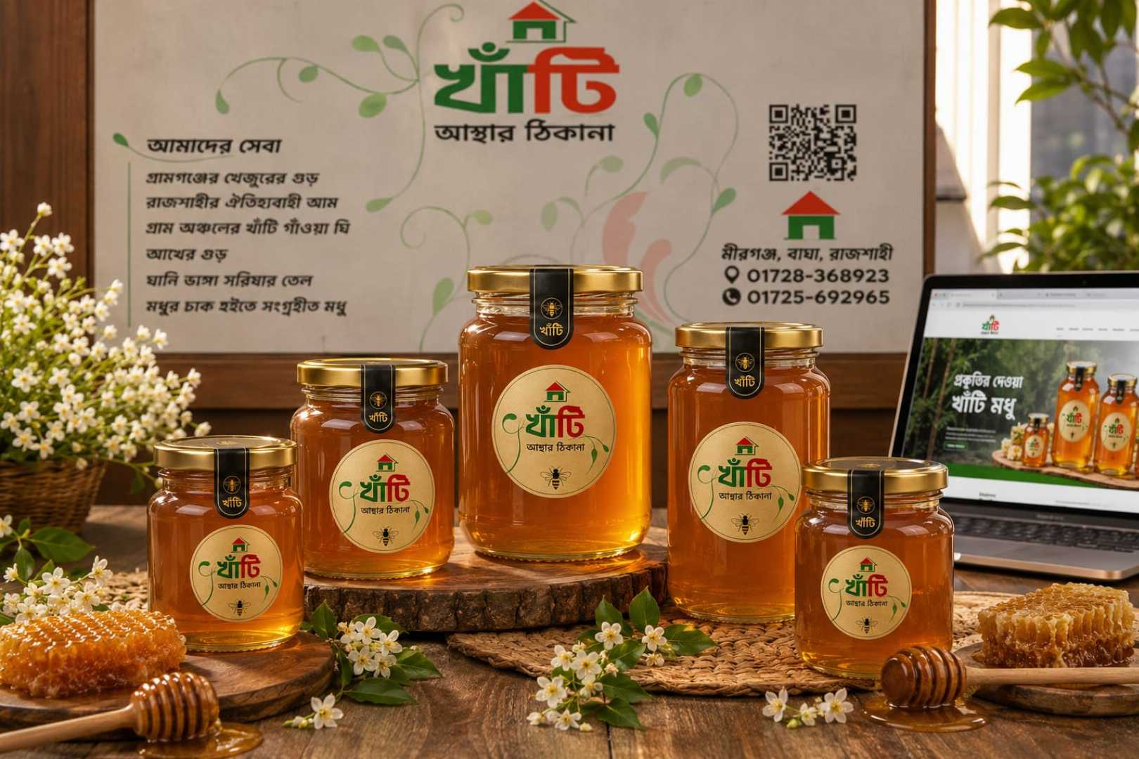 চাকের,মধু