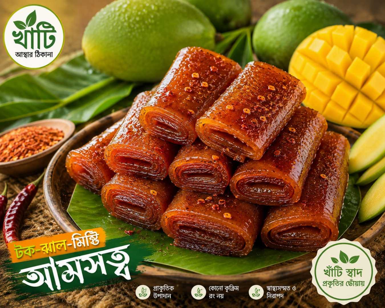 টক,ঝাল,মিষ্টি,আমসত্ত্ব